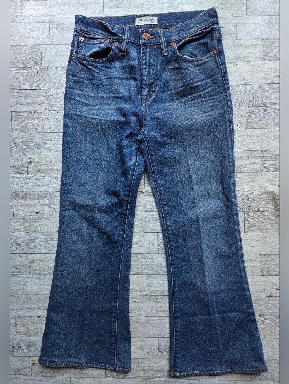 Madewell Flea Market Flare High Rise Wide Leg Jeans